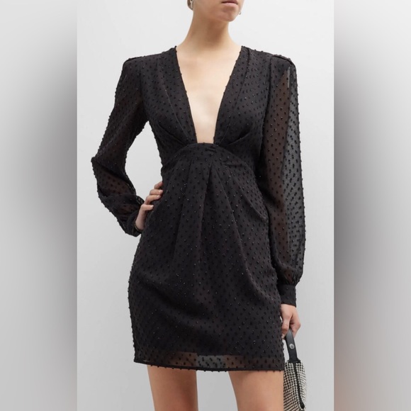 MICHAEL Michael Kors Dresses & Skirts - MICHAEL Michael Kors Deep Pleated Swiss Dot Mini Dress, 10